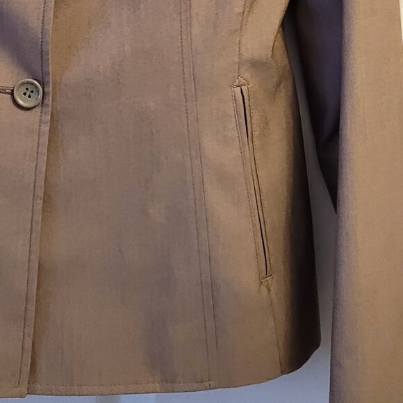 Express Design Studio Tailored Blazer in Taupe - Picture 8 of 9